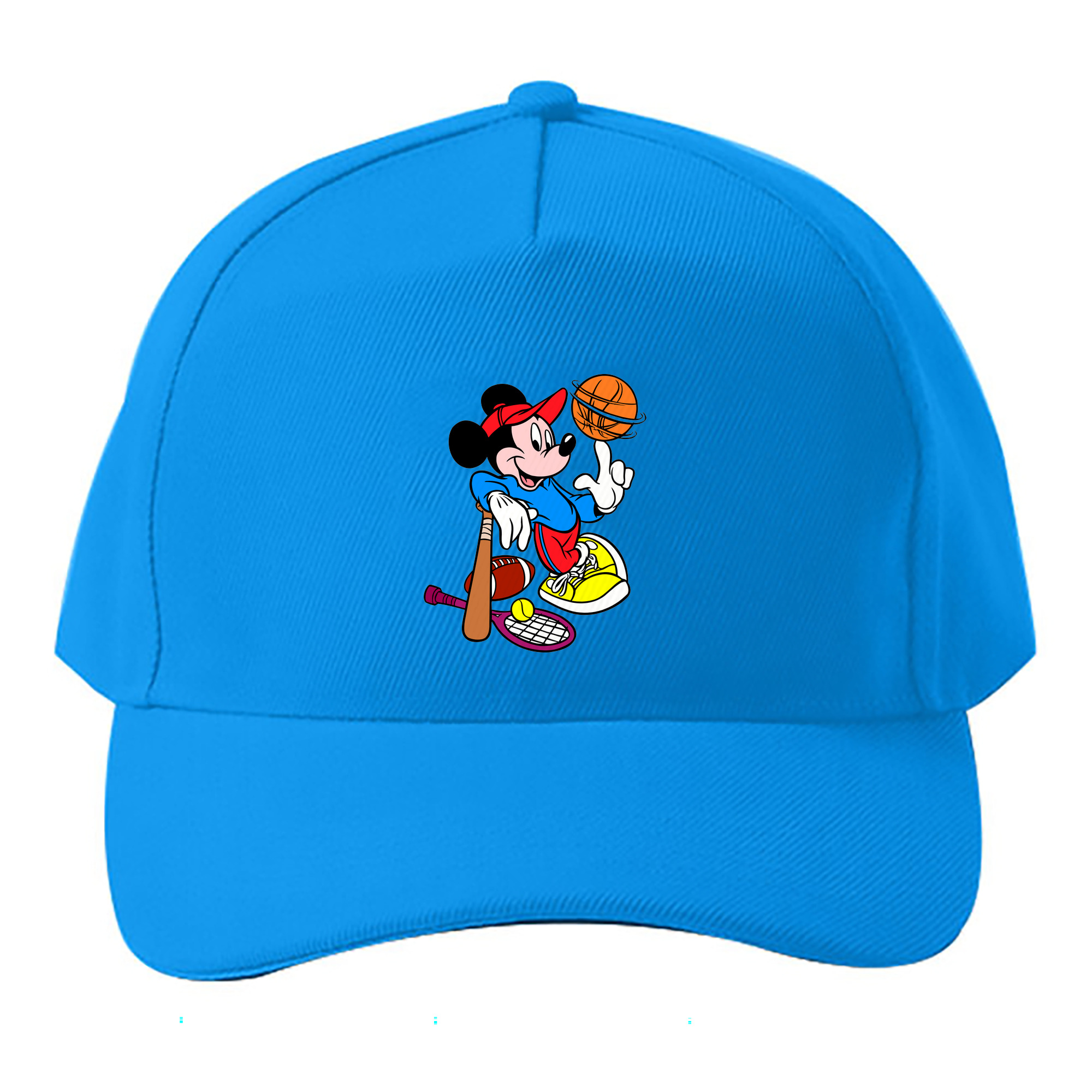 （画像用） ミッキーマウス Mickey Mouse ベースボールキャップ 綿100％ 男女兼用 帽子 スポーツ
